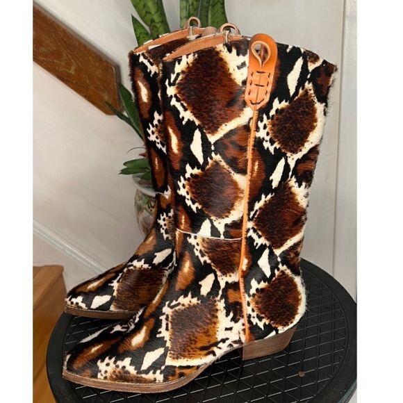 New Free People We The Free Montage Hair On Tall Boots - Picture 5 of 9